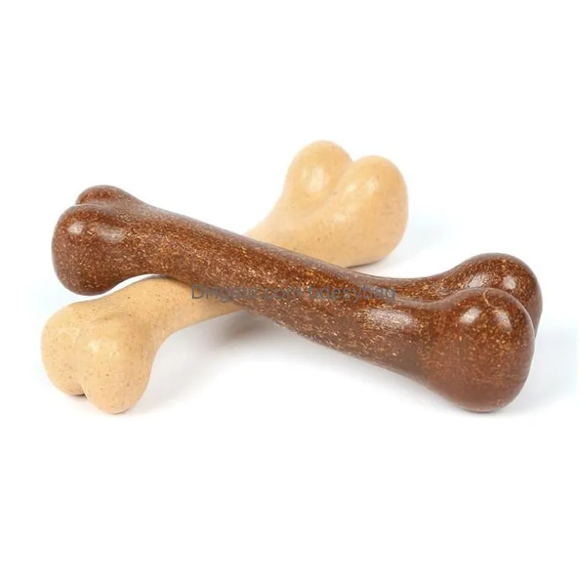 Dog Toys & Chews Dog Bone Natural Non-Toxic Puppy Toys For Small Medium Large Dogs Pet Chew Gum Dental Care Drop Delivery Home Garden Dhvmd