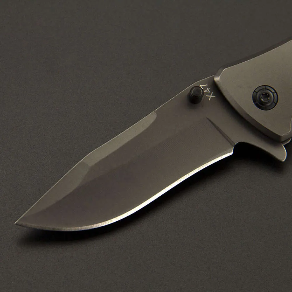 7.95 '' Folding Pocket Knife Outdoor Survival Tactical Camping Vandring Hunting Knives Trähandtag Räddning Självförsvar Tool