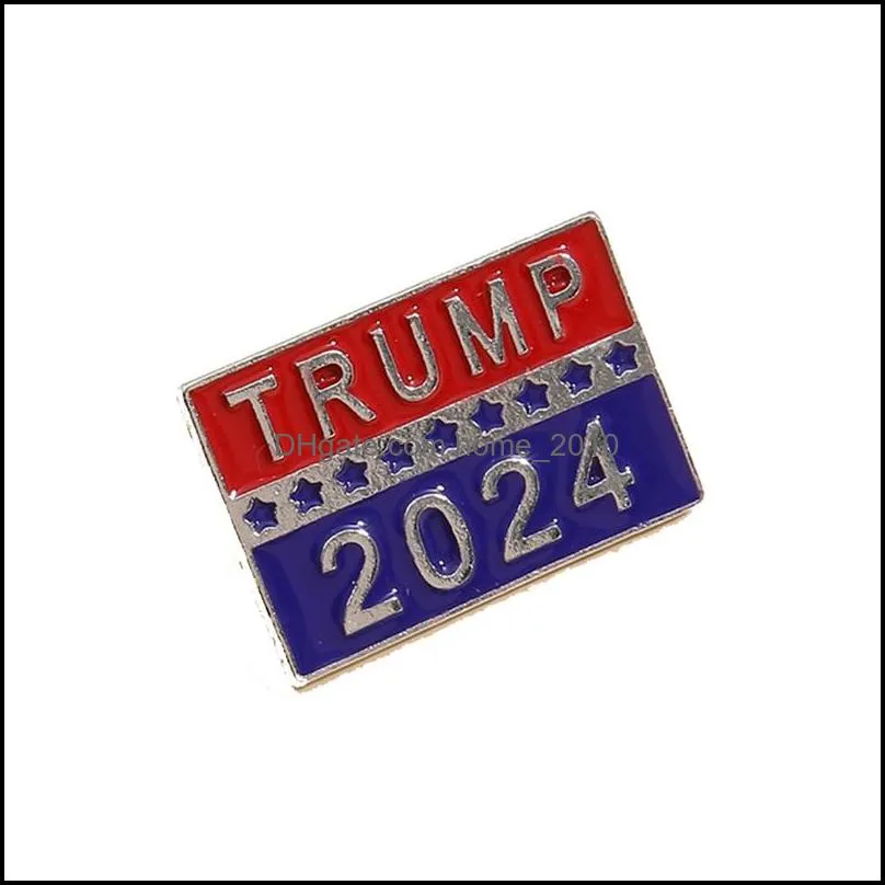 2024 trump brooch party favor us election metal pin american brooches creative gift 1.7x2.8cm