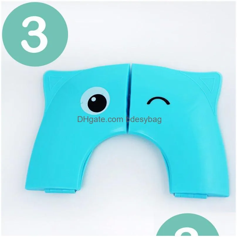 Toilet Seat Covers Baby Travel Folding Potty Seat Toddler Training Pad Kids Cushion Children Pot Chair Mat Drop Delivery Home Garden B Dhzoz