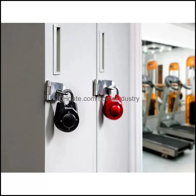 master door locks combination directional password padlock portable gym school health club security locker door lock assorted colors