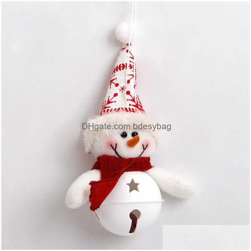 Christmas Decorations Cute Snowman Elk Christmas Tree Decoration Hanging Pendant Deer Craft Ornament Decorations For Home Drop Deliver Dhjz1