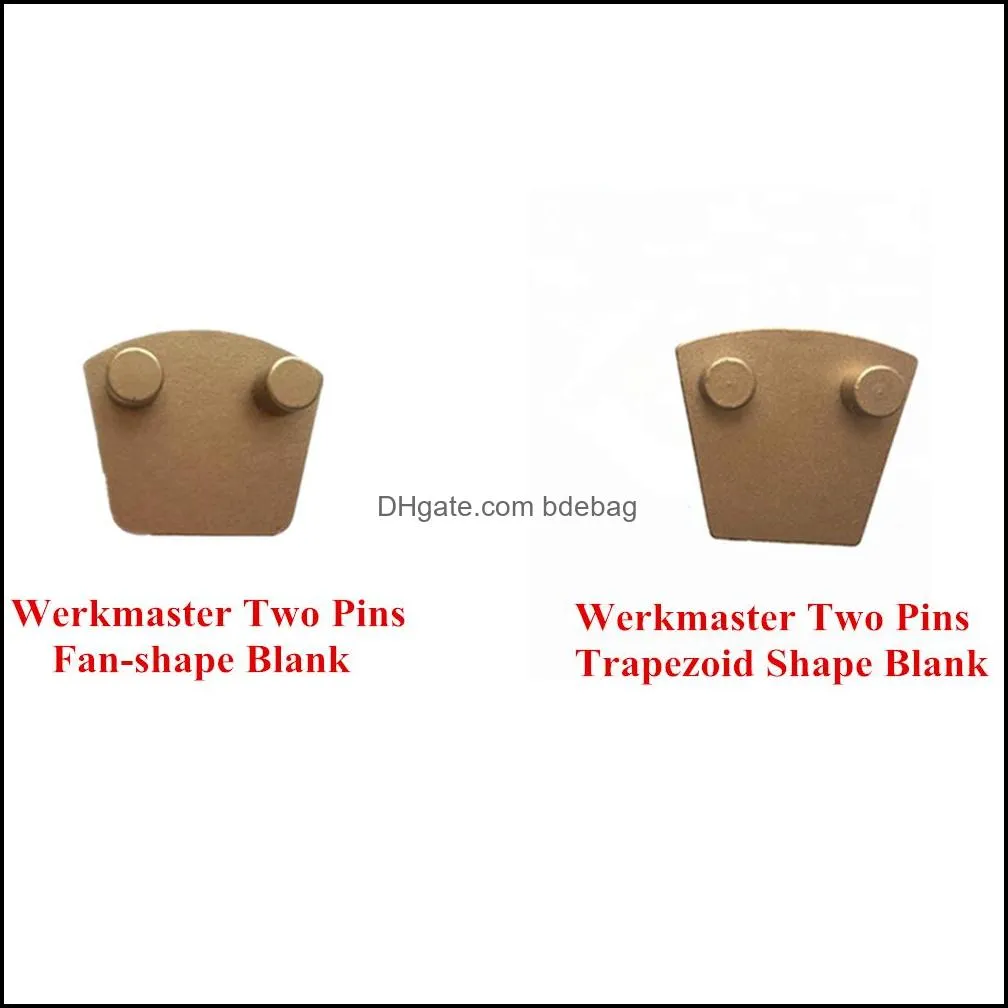 werkmaster triangle grinding plug single hexagon segment metal floor pads werkmaster concrete diamond abrasive tools 12pcs