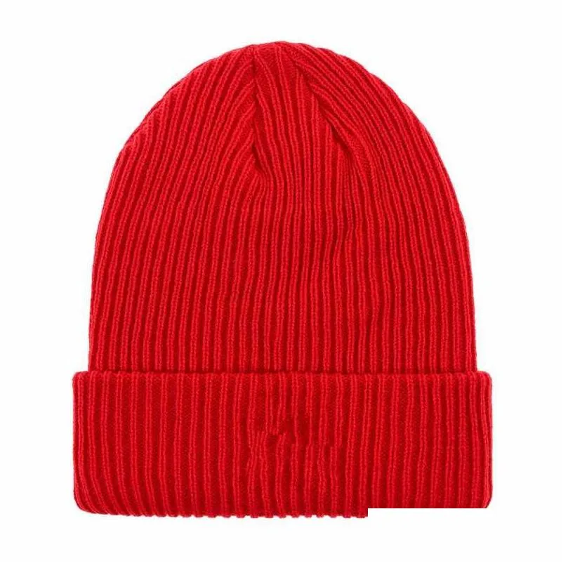 Beanies Hats Beanies Casual Outdoor Blue White Red Black 2023002 Drop Delivery Sports Outdoors Athletic Outdoor Accs Sports Caps Headw Otjkw