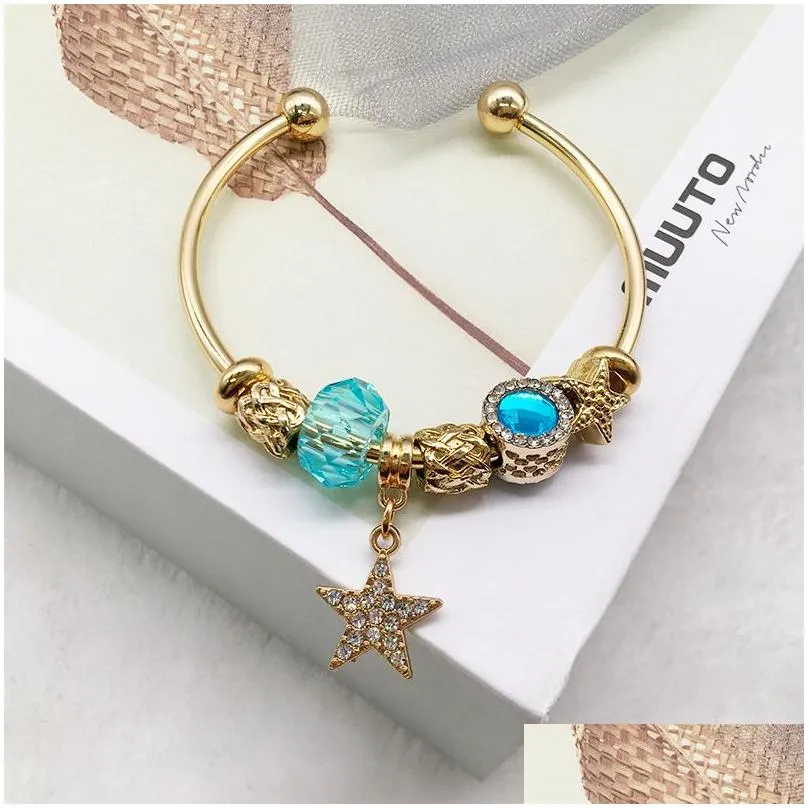 Beaded Designer Bracelet Jewelry For Women Classic Clic Titanium Steel Enamel Gold-Plated Never Fading Non-Allergic Sier Drop Delivery Otamf