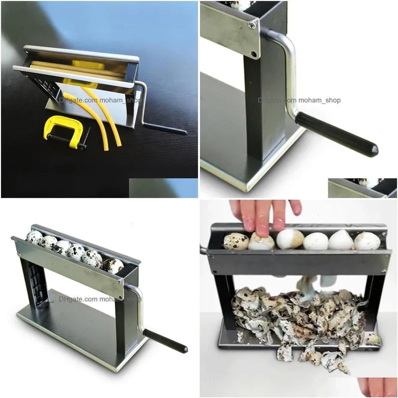 egg tools huller manual household portable hand roll quail peeler sheller 230804