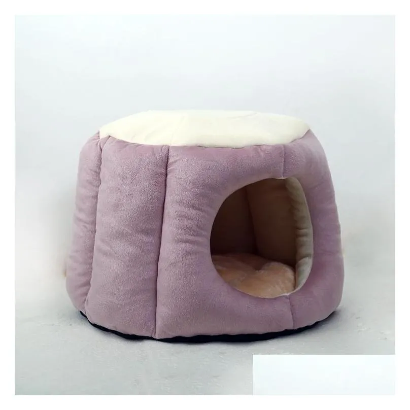 Creative Soft and Comfortable Breathable Teddy Dog Cat Fur Fashion Warm Home Pet Nest Pet Supplies274l