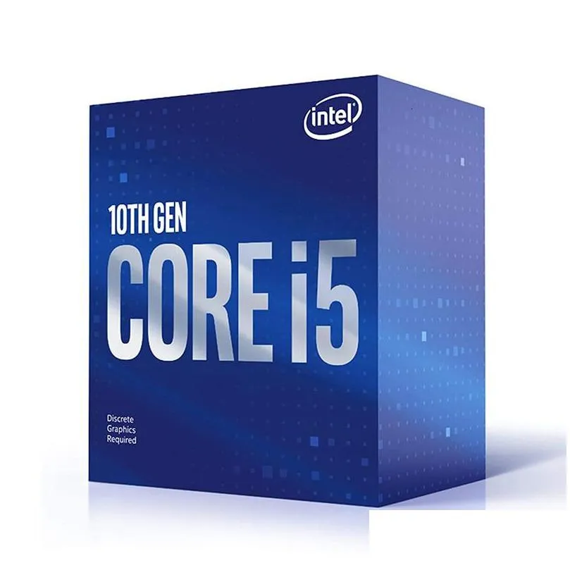CPUs Intel Core i510400F i5 10400F 29 GHz SixCore TwelveThread CPU Processor 65W LGA1200 Sealed and with cooler 230109