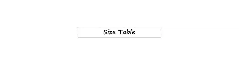 Size Table