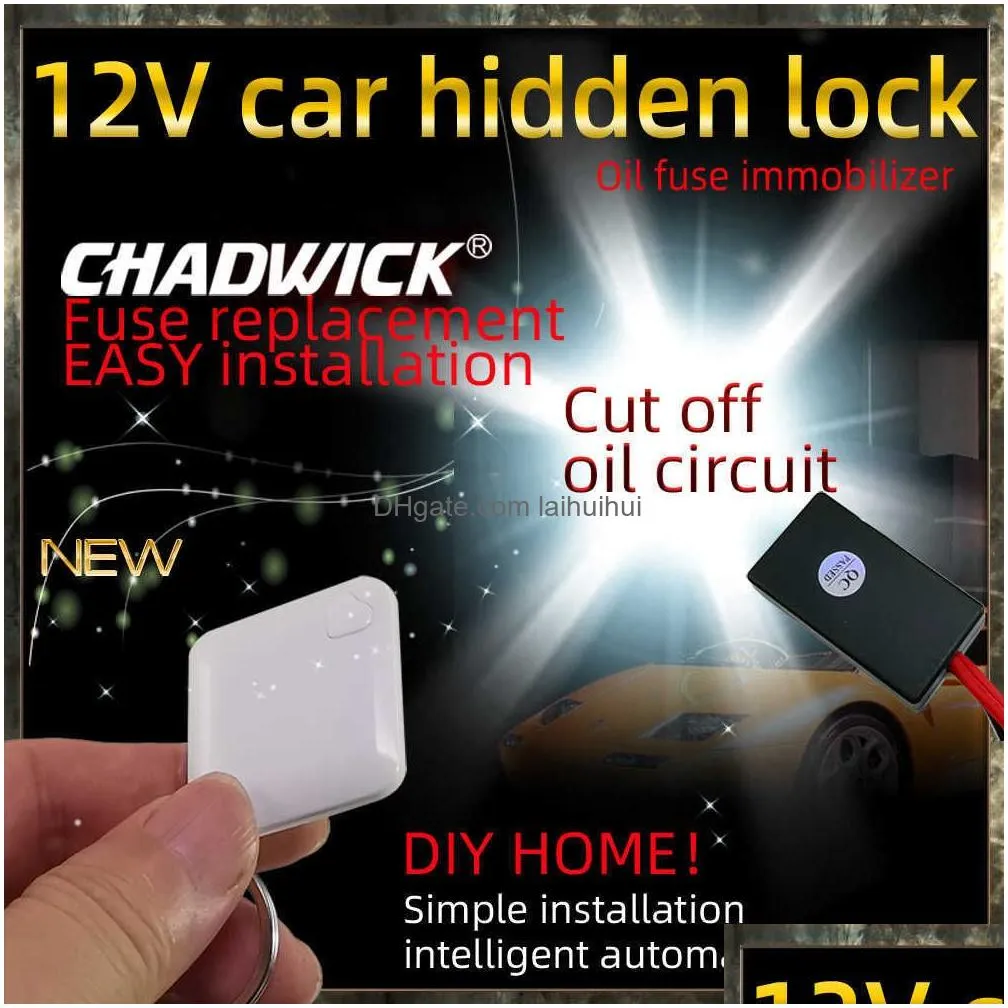  rfid car immobilizer engine lock intelligent anti-hijacking and circuit cut off automatically lock unlock car motorcycle engine