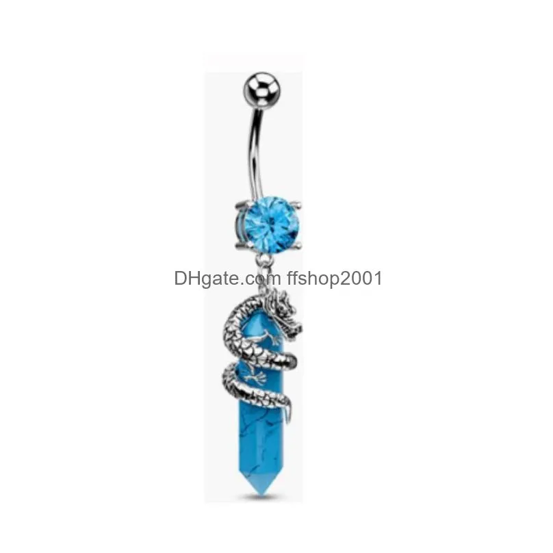 body navel piercing ornament personality faucet winding navel nail set stone navel nail navel ring