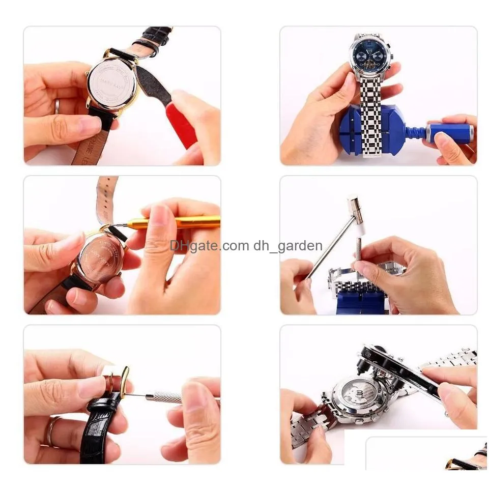 Repair Tools & Kits Watch Clock Link Pin Dissoing Opener Housing Repair Tool Kit Set Spring Bar Horlogemaker Ger Drop Delive Dhgarden Otigb