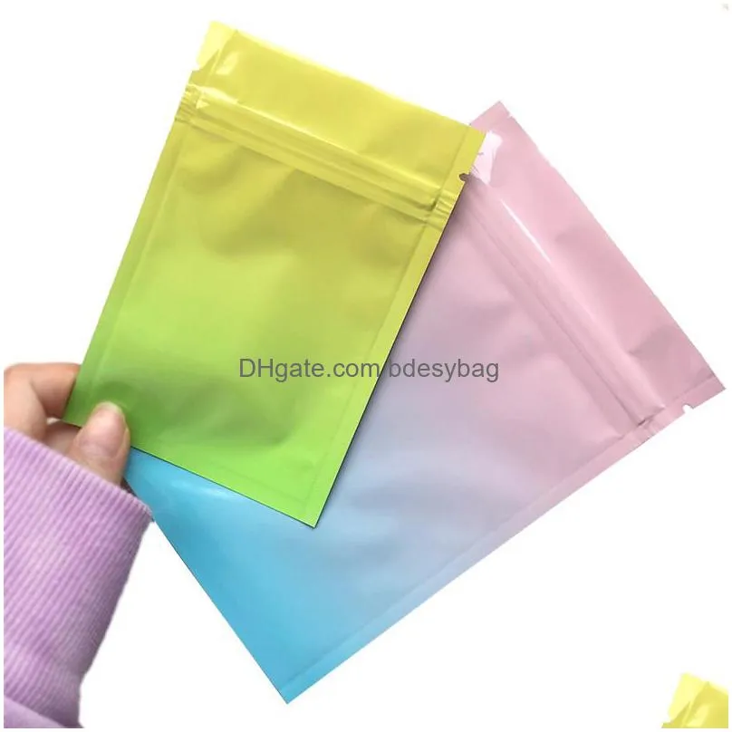 glossy marbling pattern aluminum foil zipper package bag reclosable flat self seal pouches cosmatic bag wholesale lx2966