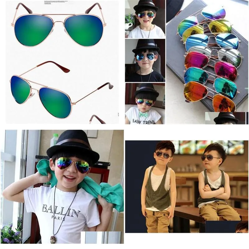 design children girls boys sunglasses kids beach supplies uv protective eyewear baby fashion sunshades glasses