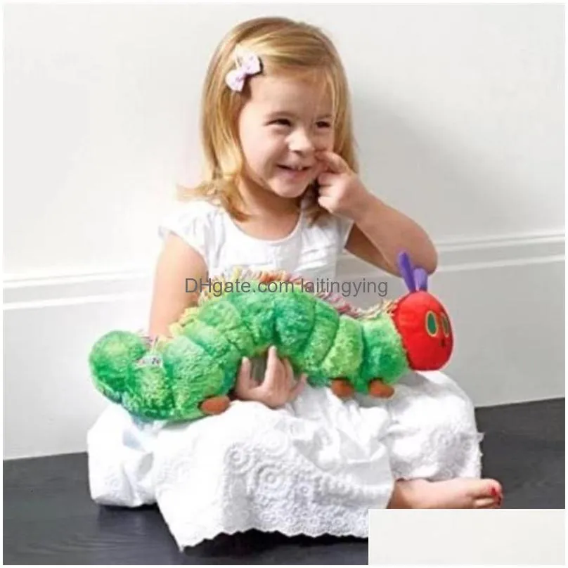 plush dolls 22cm soft toy green cotton plush animal dolls lovely very hungry creative gift for kids home decoration 230627