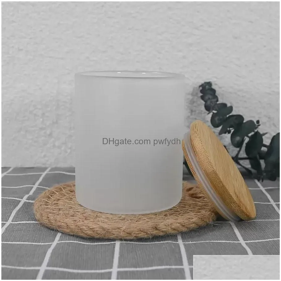 DHgate.com:Glass Candle Jars with Bamboo Lid, 200Ml Scented Jar Candle ...