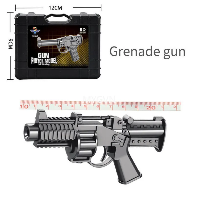 MINI Modelo De Pistola De Juguete De Aleación, No Se Puede Disparar