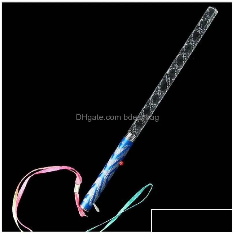 26cm acrylic led glowing magic wands sticks toy concert bar flashing wands light up toys party supplies za1178
