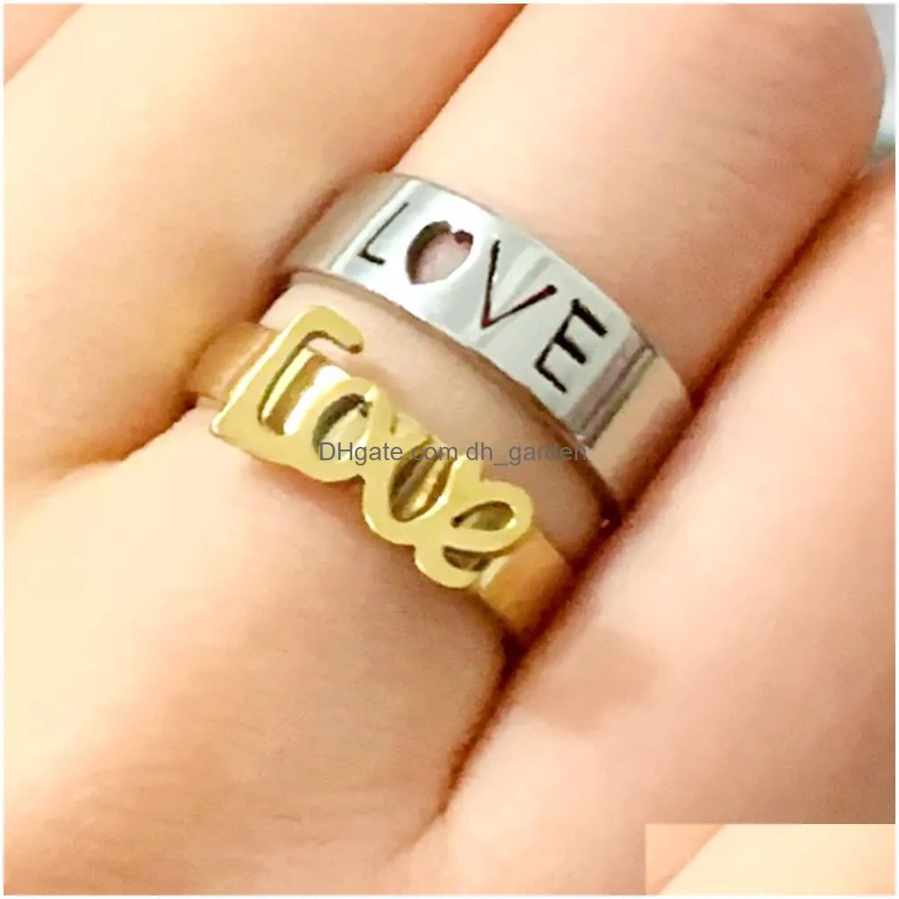 bulk lots 20set40pcs lover couple promise 316l rings men women luxury anniversary charm trend party gifts accessories jewelry size 1721