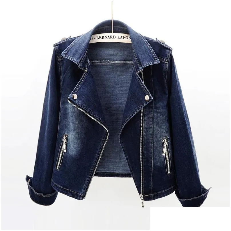 womens jackets denim women summer retro vinatge fashion casual jean basic coat short jeans jacket female korean outerwear womens