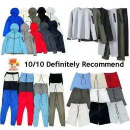 Mens Sports Pants Hoodies Tech Fleece Shorts(Two Tracksuits Give a pair of Sock)Hooded Jackets Space Cotton Trousers Womens Thick Coats Bottoms Joggers Jumper