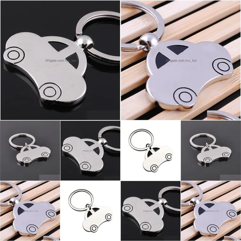 metal key ring vintage car shaped vehicle keychain keyring keyfob pendant decoration creative gift