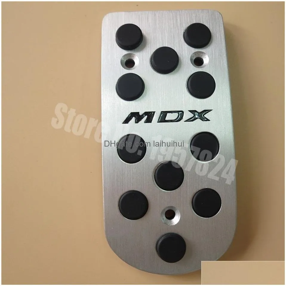 for acura mdx fuel brake foot rest automatic pedals plate non slip accelerator brake at pedal pads car styling255b