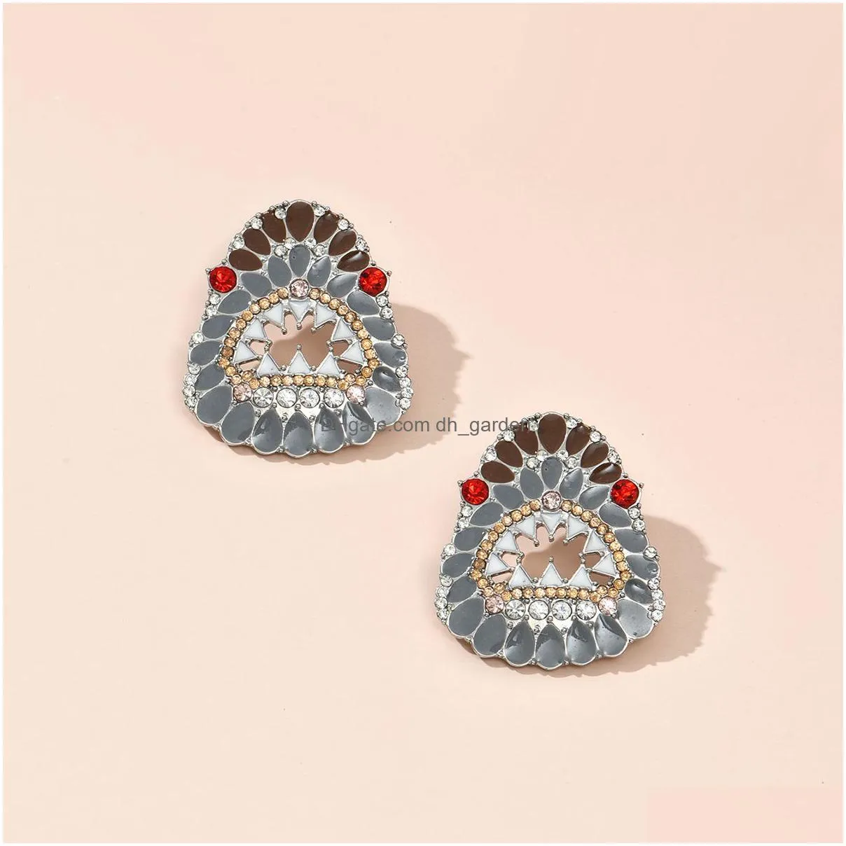 charm european and american crossborder hotselling halloween series alloy diamond earrings marine life ear jewelry women