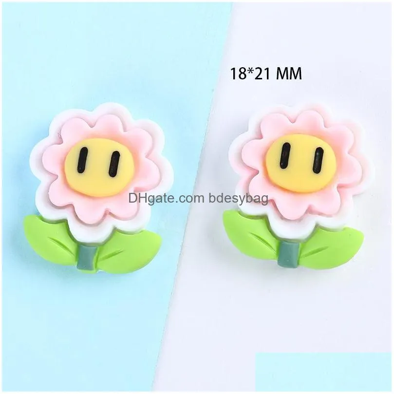 novelty items 6 styles wholesale resin flowers modeling hair rope hairpin phone case diy accessories w0240