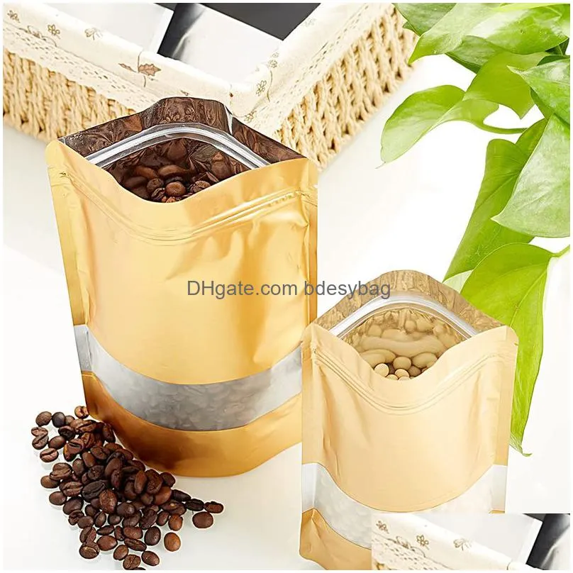 stand up pouch smellproof edible bag for foodstorage resealable containers heat sealable self seal bags with clear window lx5200