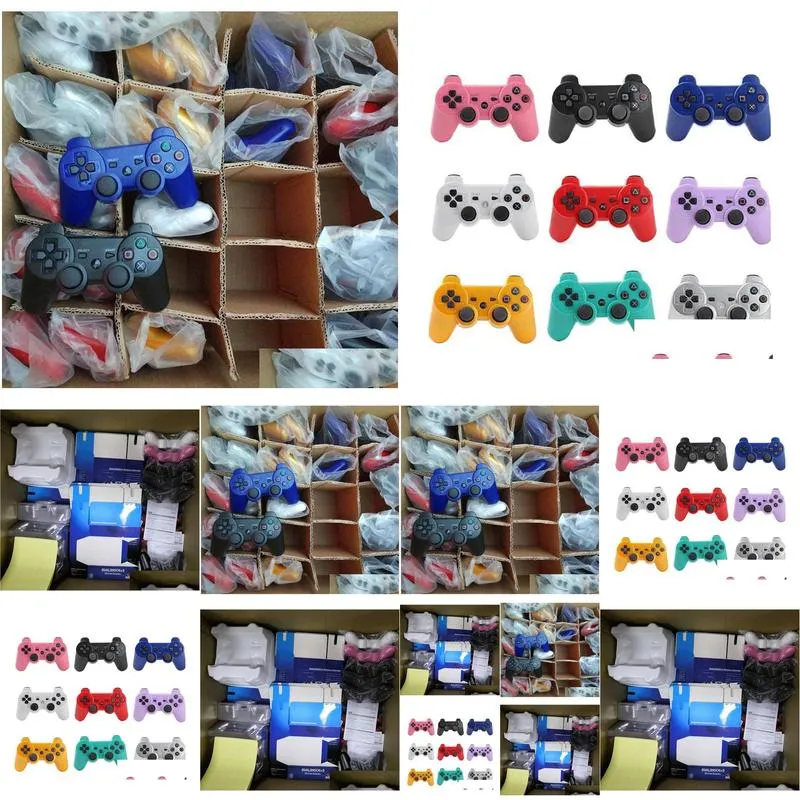 wireless bluetooth joysticks for ps3 controler controls joystick gamepad for ps3 controllers games with retail box