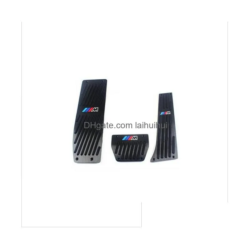 carstyling high quality aluminium alloy rest gas pedal brake pedal for bmw x1 m3 e39 e46 e87 e84 e90 e91 e92 car accessories5844548