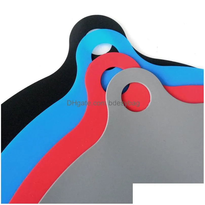 22cm soft nonstick round microwave mat fryer pad resistant silicone baking pad induction cooker mat table mat pastry tray lx5383