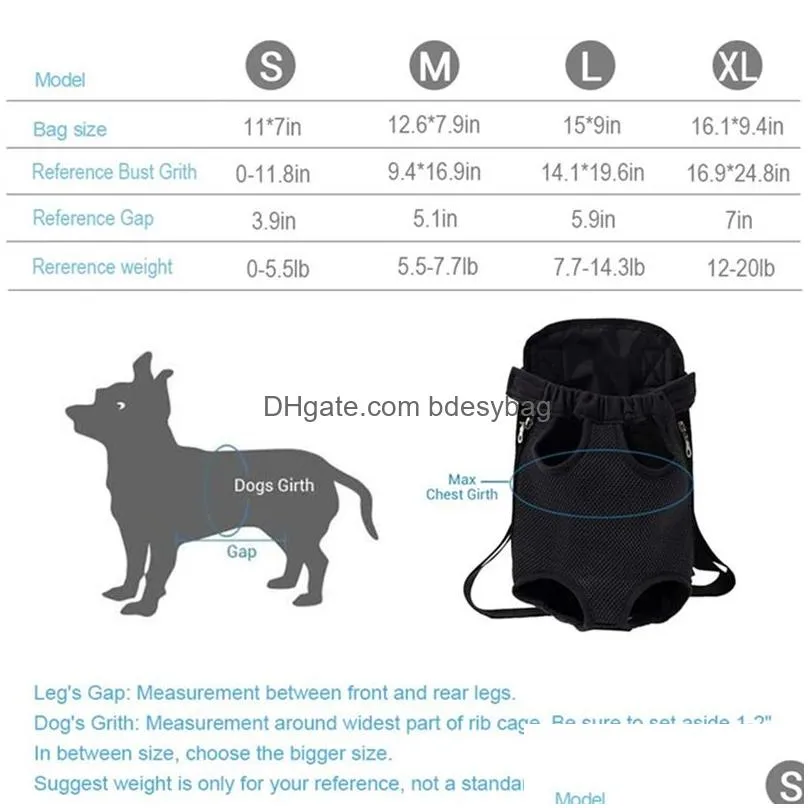 Dog Carrier Pet Dog Carrier Backpack Canvas Striped Camouflage Outdoor Travel Products Breathable Shoder Handle Bags For Small Cat Dro Dhbgr