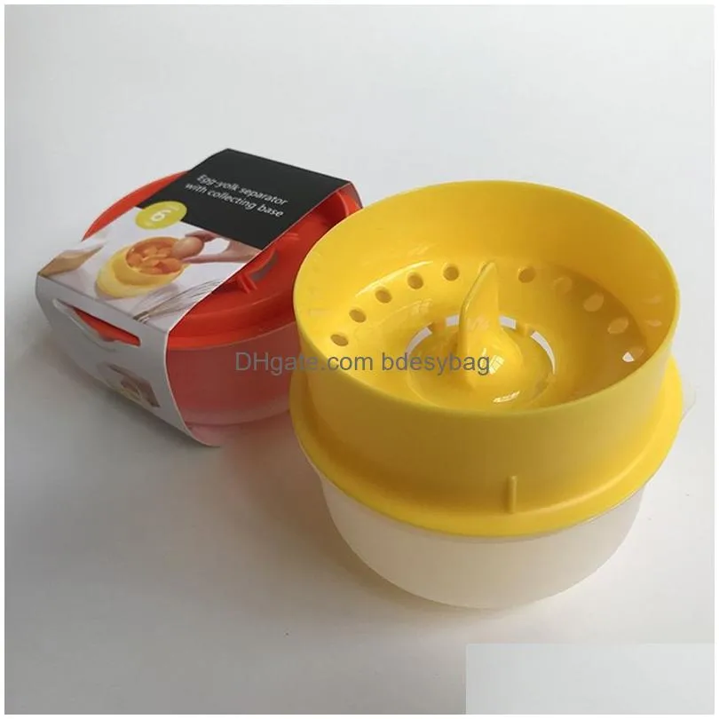 Egg Tools Pp Plastic Cake Tools Egg White Filter Yolk Separator Sifting Kitchen Baking Tool Accessories Drop Delivery Home Garden Kitc Dhvjq