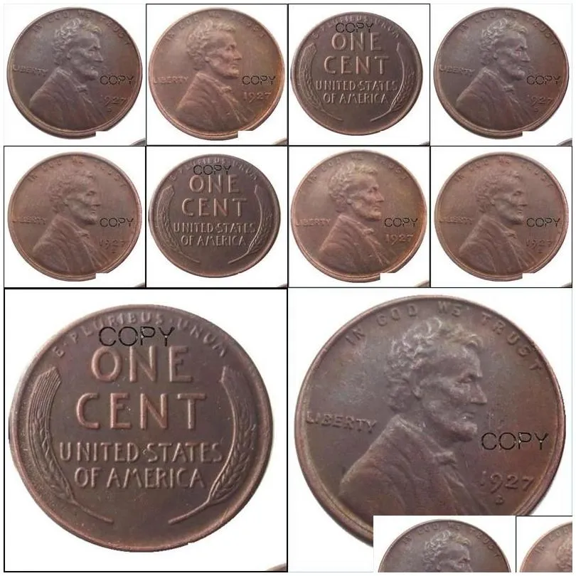 arts and crafts us 1927  wheat penny head one cent copper copy pendant accessories coins drop delivery 2022 home garden arts cra