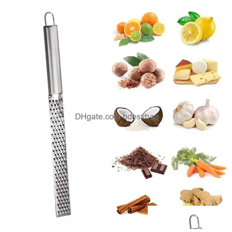 Cake Tools Stainless Steel Grater Cake Tools Butter Cutter Cheese Jam Spreaders Wipe Cream Utensil Mtifunction Bread Knife Kitchen Gad Dhbrk