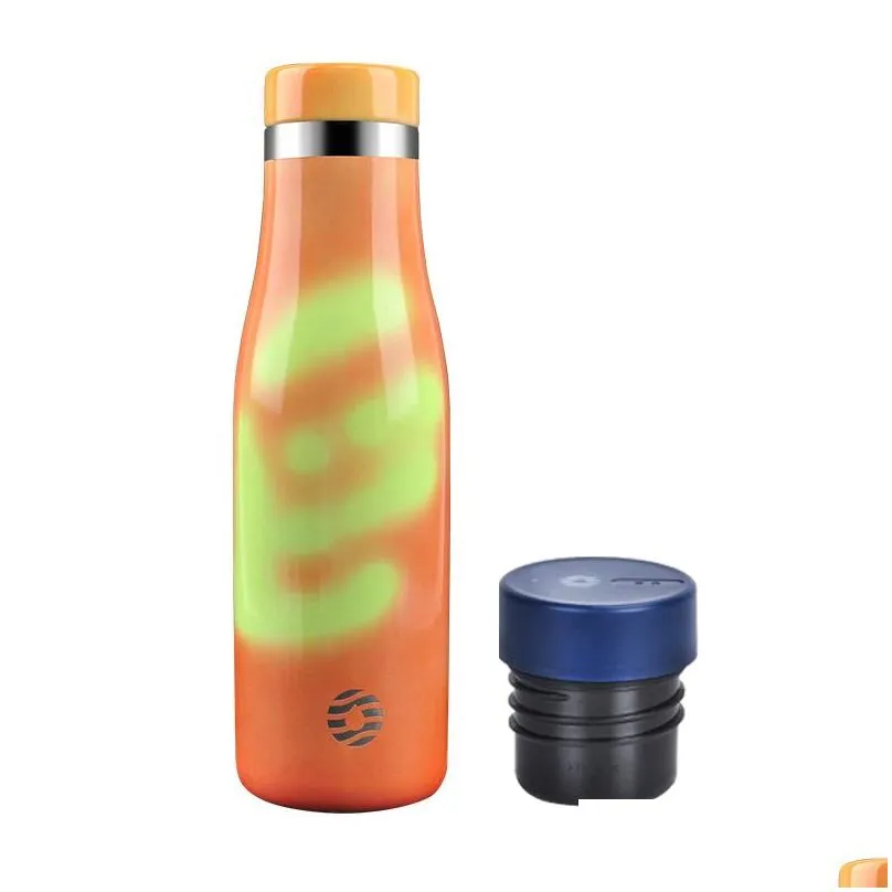 Thermochromic Water Bottle 316 stainless steel bpa-free medical grade Suit Self Cleaning Thermos Bottle Cover Non toxic Sport Cup Mug 2