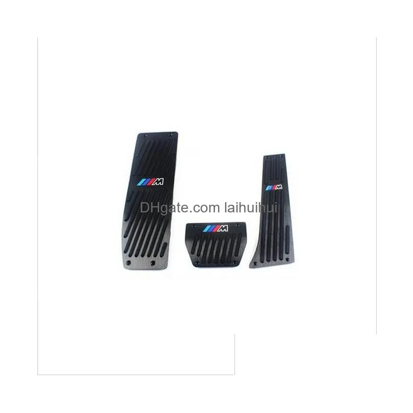 carstyling high quality aluminium alloy rest gas pedal brake pedal for bmw x1 m3 e39 e46 e87 e84 e90 e91 e92 car accessories7996168