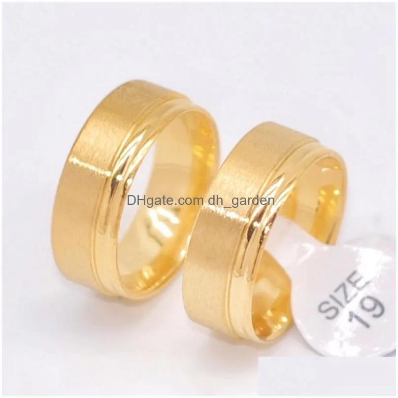 wholesale 30pcs band stainless steel rings trendy women men classic fashion wedding jewelry friends lovers accessories party gifts no fade size 1721