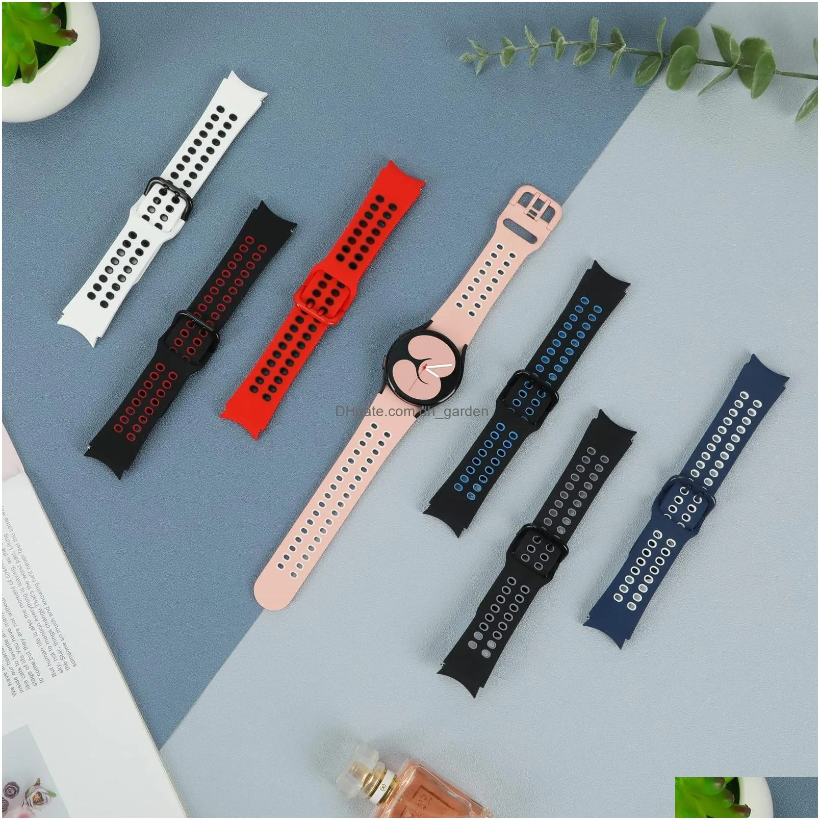 Watch Bands Band For Galaxy Watch Classic 46Mm Sport Sile Bracelet Drop Delivery Watches Watch Accessories Dhgarden Otw2C