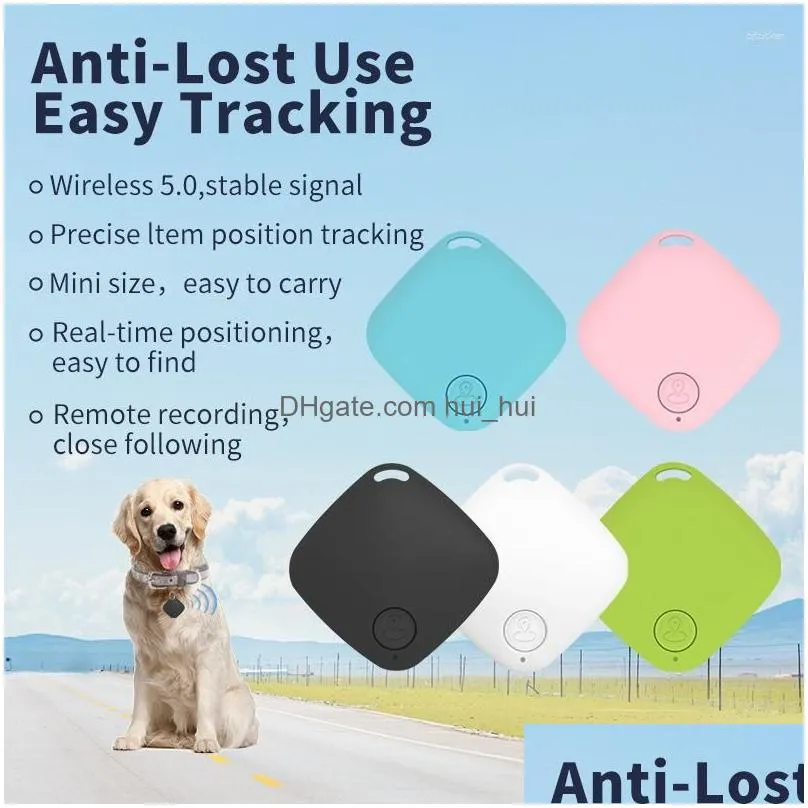 keychains 1pc mini tracking device tag key child finder pet tracker location bt smart vehicle anti-lost gps keychain