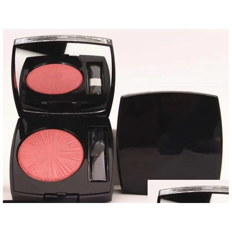 new blush girl face beauty cosmetics long lasting natural harmonie de blush harmony 0.38oz net weight 11g with brush and 6 color