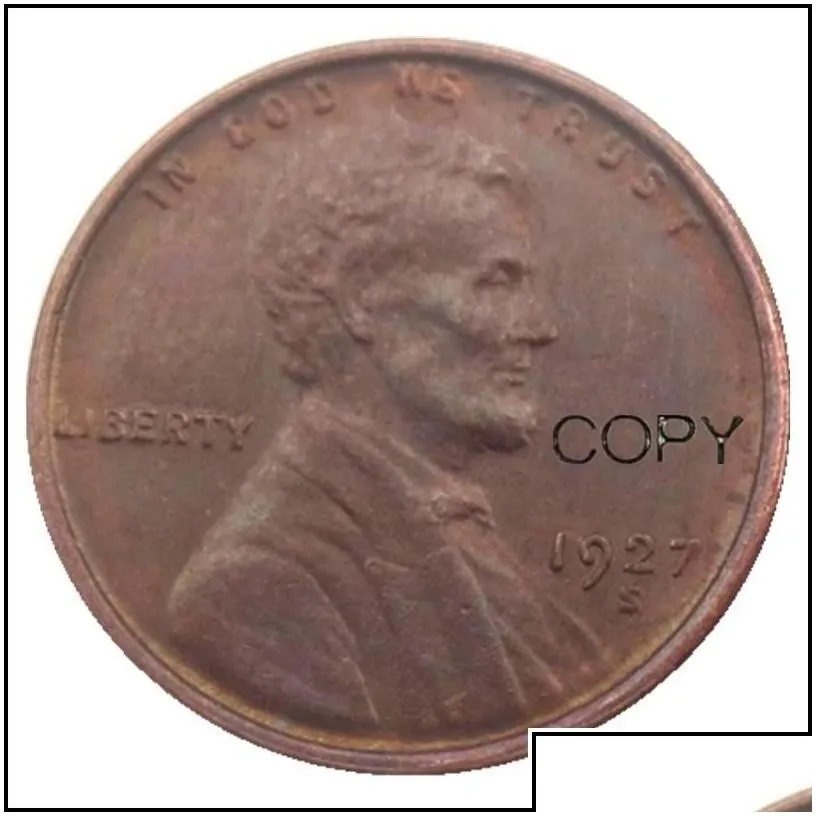 arts and crafts us 1927  wheat penny head one cent copper copy pendant accessories coins drop delivery 2022 home garden arts cra