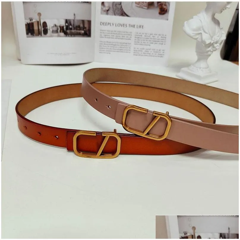 classic solid color gold letter mens belts for women designers luxury designer belt vintage pin needle buckle beltss 7 colors width 3 cm size 95115 casual fashion