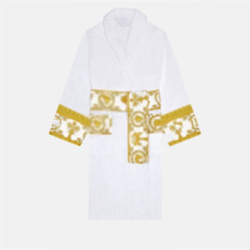 Mens Luxury classic cotton bathrobe men and women brand sleepwear kimono warm bath robes home wear unisex bathrobes