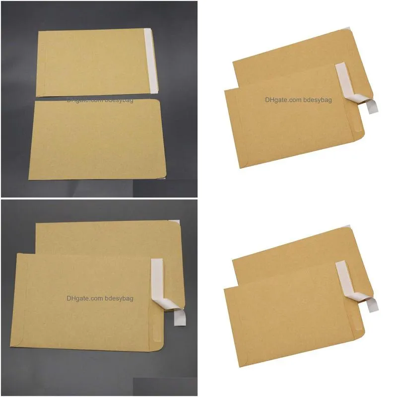 32.4x22.9cm vintage envelope spot self adhesive sealing package bag kraft paper bags document letter bags wholesale lx5254
