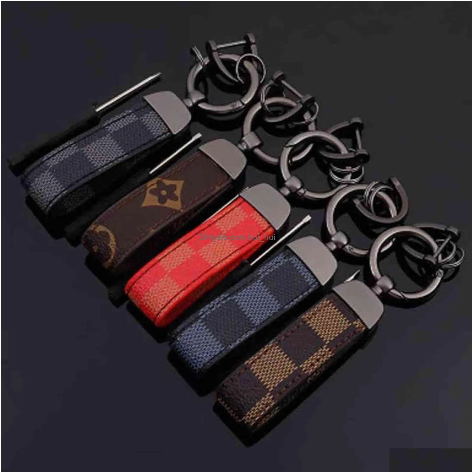 5 anti-lost car key pendant split rings keychain phone number card keyring auto vehicle key chain car accessories h1126