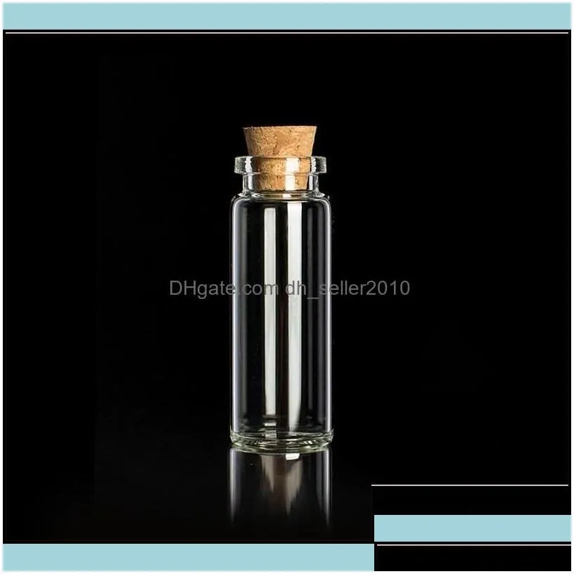 other 455ml mini diy cute small cork stopper glass vial jars containers bottle drift pendant empty c3 drop delivery 2021 jewelry fin