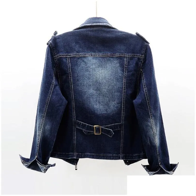 womens jackets denim women summer retro vinatge fashion casual jean basic coat short jeans jacket female korean outerwear womens